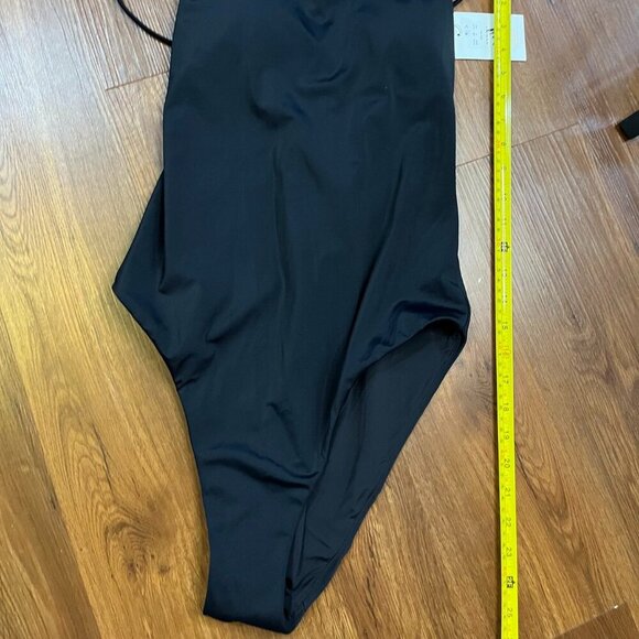 Andie The Fiji One Piece Swimsuit Black LT Long Torso-NWT - Picture 6 of 10